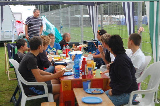 Gemütlich beiim Grillen